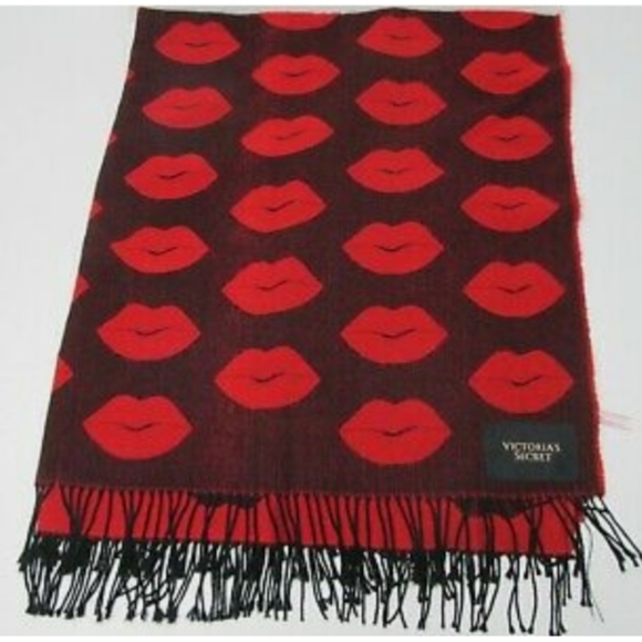 ♡SALE♡Victorias Secret Hot Lips Blanket Throw Limited Edition - Picture 12 of 16
